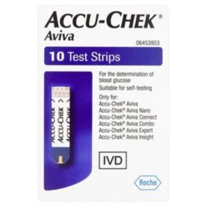 Accu-Chek Aviva Blood Glucose Test Strips 10 Test Strips