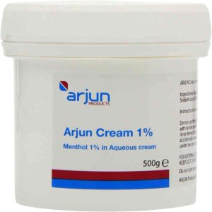 Arjun Cream 1% - Menthol Aqueous Cream 1%, 500g