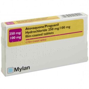 Atovaquone / Proguanil Hydrochloride 250 mg/100 mg