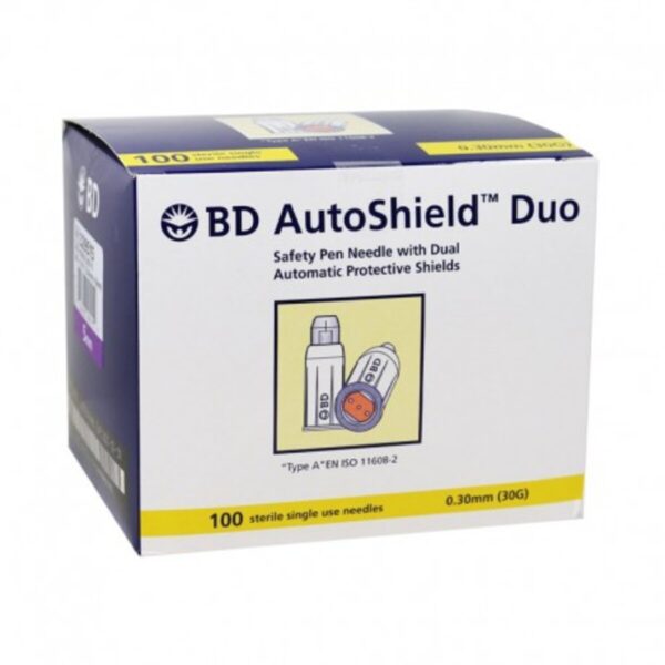 BD Autoshield Duo Insulin Pen Needle 5mm 30g