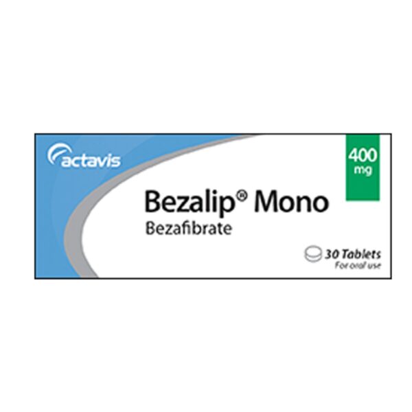 Bezalip Mono 400mg Tablets - Bezafibrate 400mg, 30 Tablets