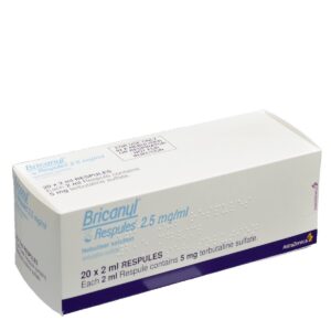Bricanyl Respules - Terbutaline Nebuliser Solution 2.5 mg/ml, 20