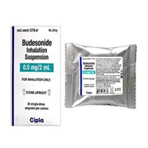 Budesonide Nebulizer 0.5mg/2ml Suspension, 20 nebules
