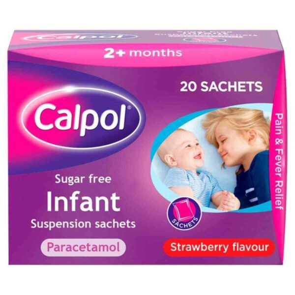 Calpol Infant Suspension Sugar Free Sachets, 20 Sachets