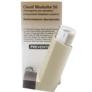 Clenil Modulite 50mcg Inhaler - Beclometasone 50mcg Inhaler, 200 Doses