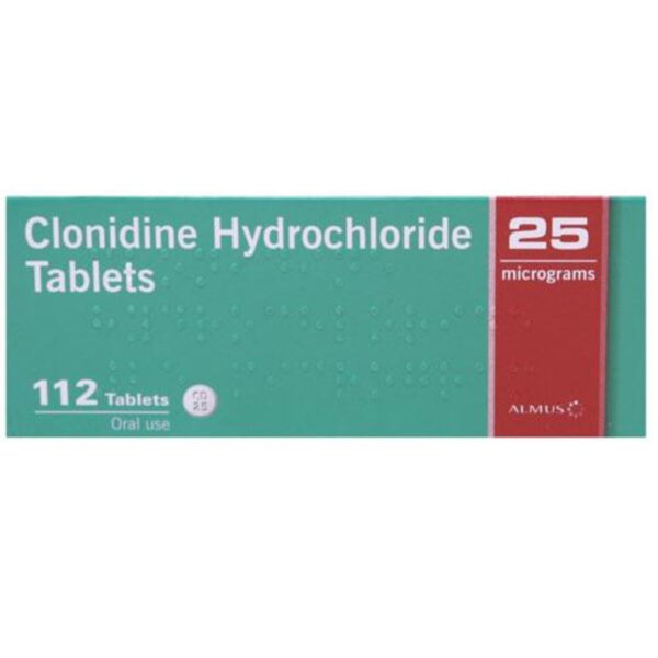 Clonidine Tablets - Clonidine hydrochloride 25mcg, 112 Tablets