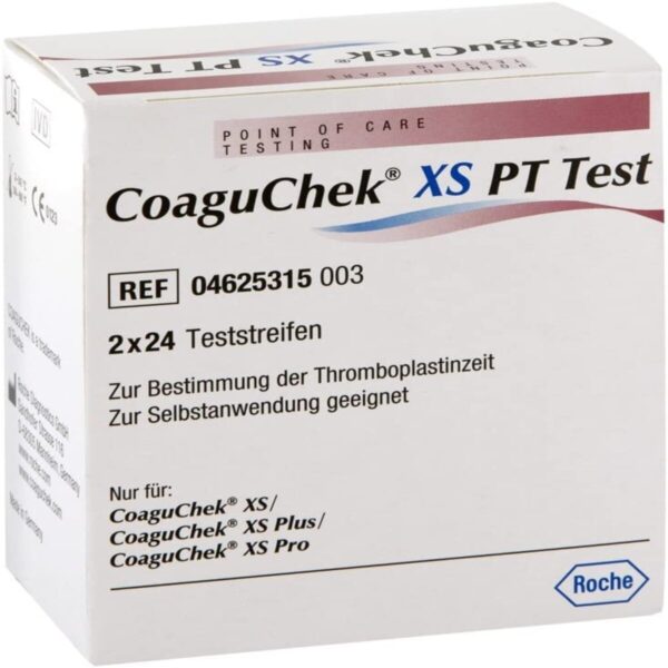 CoaguChek XS PT Test Strips 2 X 24