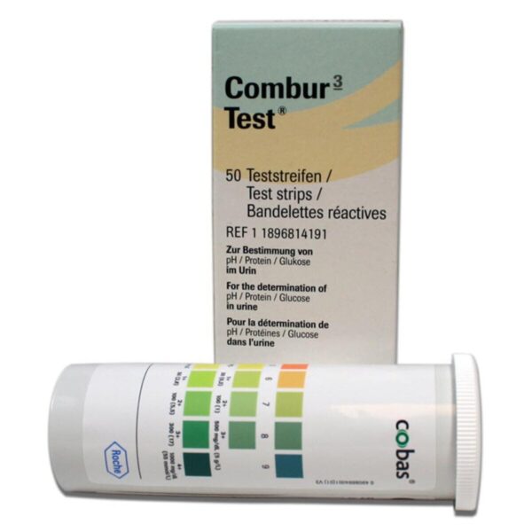 Combur 3 Urine Test Strips