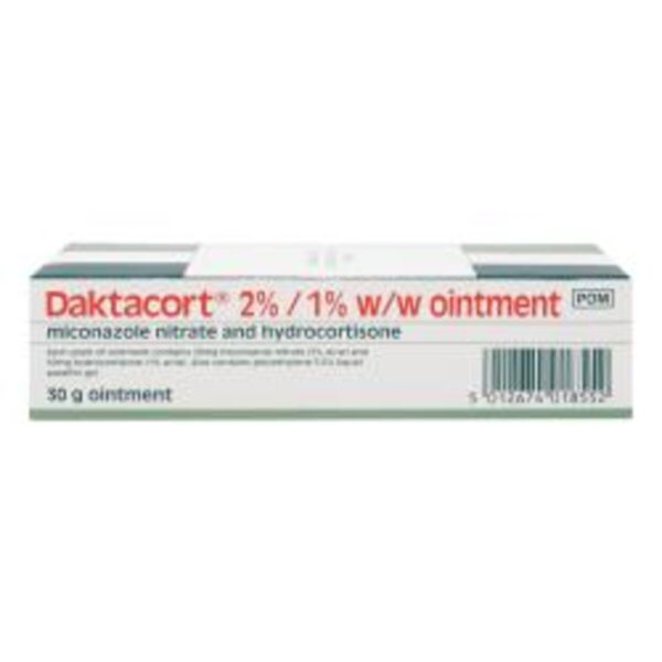 Daktacort Ointment - Miconazole and Hydrocortisone Ointment, 30g