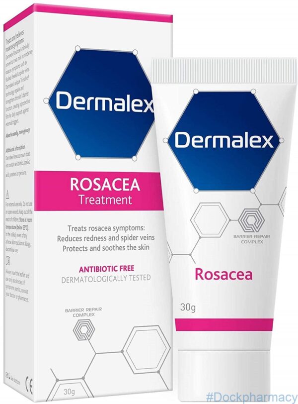 Treat Mild to Moderate Rosacea Symptoms- Dermalex Rosacea Treatment cream