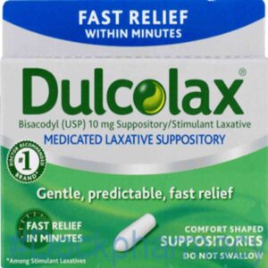 Dulcolax 5mg Suppository,  5 Suppositories