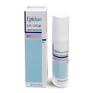 Epiduo Gel - Adapalene 0.1% Benzoyl Peroxide 2.5%, 45g