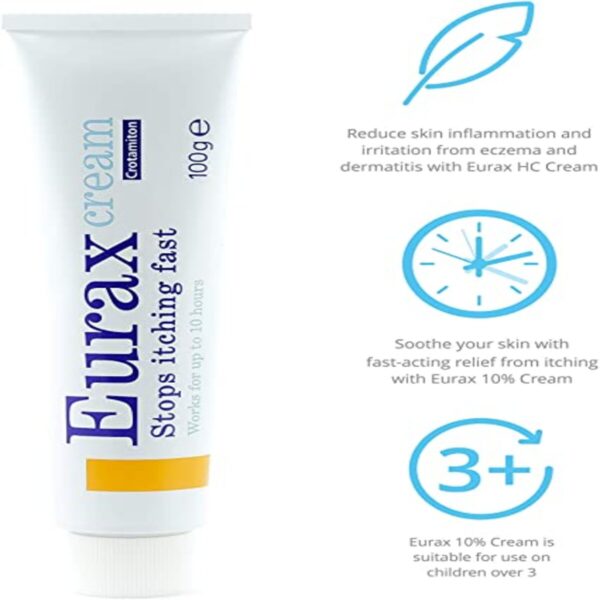 Eurax Cream - Itch Relief Cream, 100g