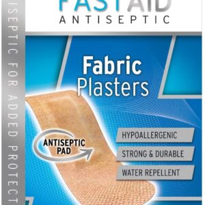 Fast Aid Antiseptic Hypoallergenic Fabric Plaster pack of 40