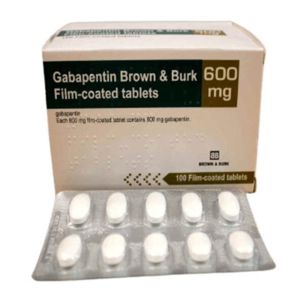 Gabapentin 600mg Tablets, 100 Tablets