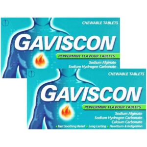 Gaviscon Peppermint Chewable Tablets, 24 tablets