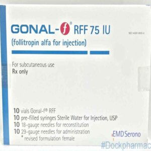 Gonal F 75IU Vial Follitropin Alpha, Pack of 1