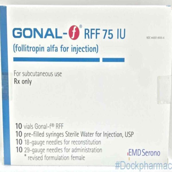 Gonal F 75IU Vial Follitropin Alpha, Pack of 1