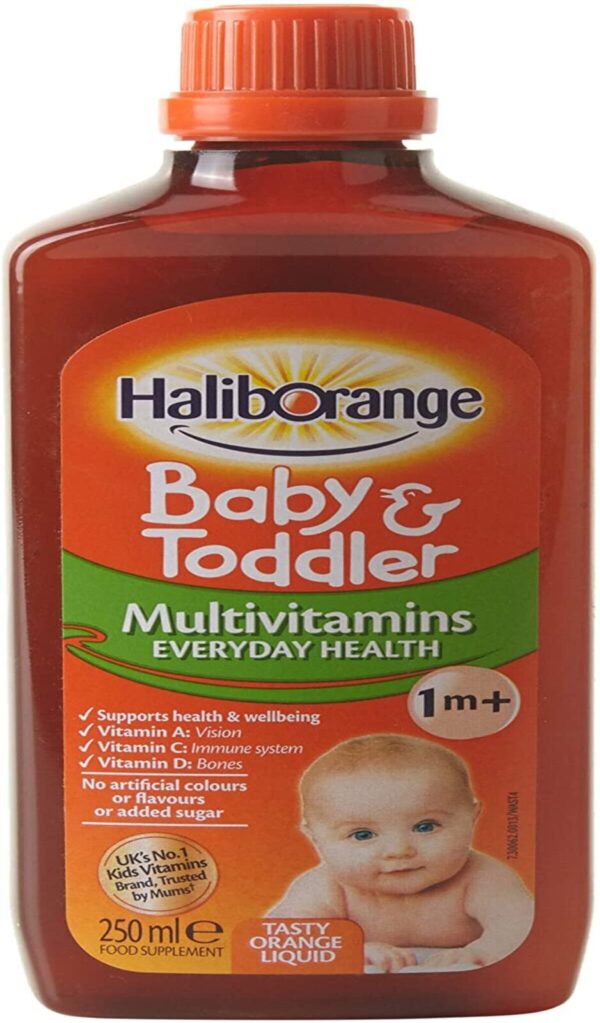 Haliborange Baby And Toddler MultiVitamins Orange Liquid