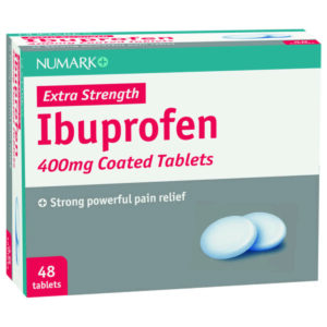 Ibuprofen Maximum Strenght 400mg Tablets, 48 Tablets