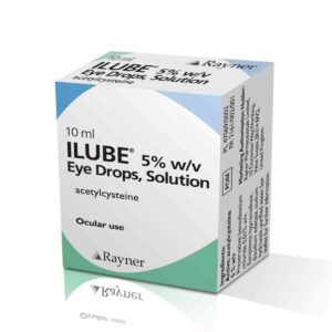 Ilube Eye Drops 10ml – Acetylcysteine eye drops designed to relieve dry eyes and improve tear quality. Effective treatment for ocular conditions, available in a convenient 10ml bottle.