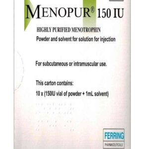 Menopur 150iu Vial Menotrophin , Pack 10