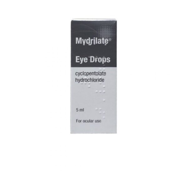 Mydrilate Eye Drops 0.5% - Cyclopentolate, 5ml