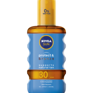 Nivea Sun Protect And Bronze Tan Oil F30,