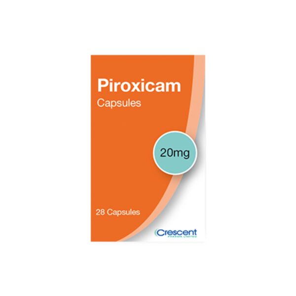 Piroxicam Capsules 20mg, 28 Capsules