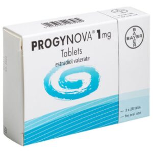 Progynova 1mg Tablets – Estradiol Valerate, 84 Tablets