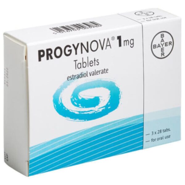Progynova 1mg Tablets – Estradiol Valerate, 84 Tablets