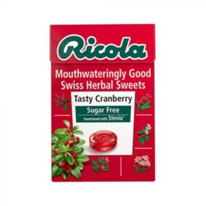 Ricola Cranberry Swiss Herbal Sweets Sugar Free