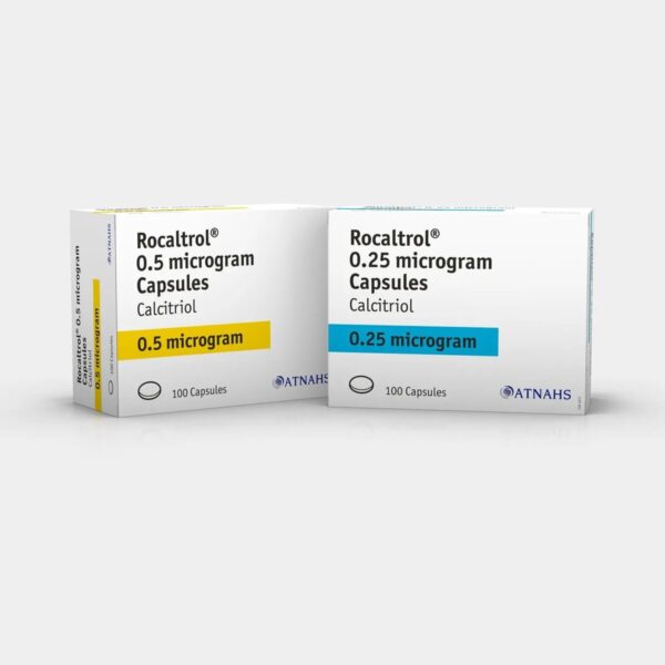 Rocaltrol Capsules 0.5mcg – Calcitrol 0.5mcg, 100 Capsules
