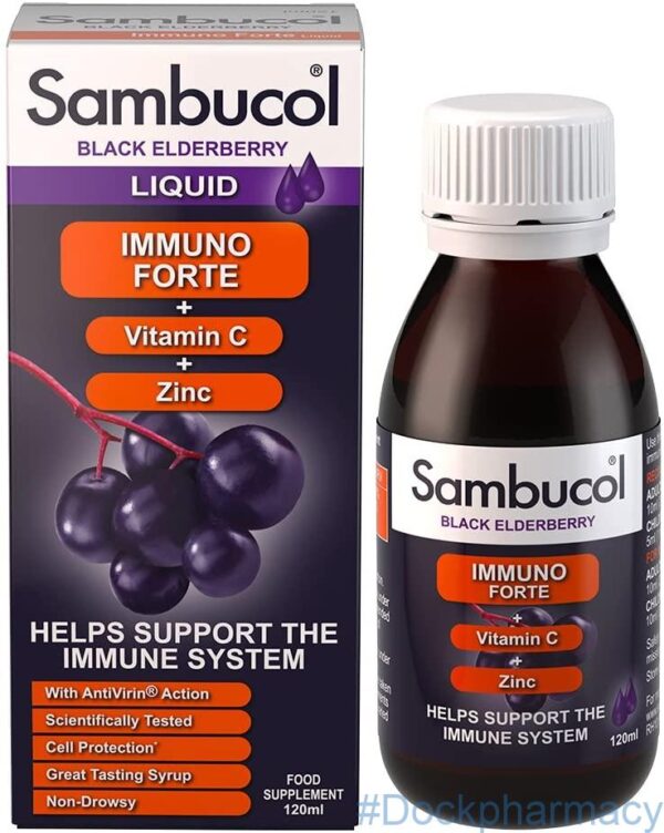Sambucol Natural Black Elderberry Immuno Forte