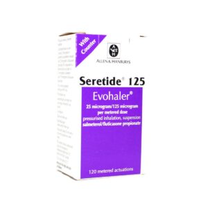 Seretide 125 Evohaler – Salmeterol fluticasone 125mcg/25mcg Inhaler