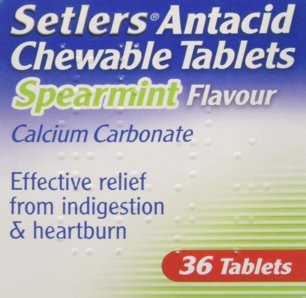 Setlers Spearmint Indigestion And heartburn Tablets