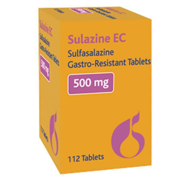 Sulfasalazine EC Tablets - 500mg Enteric Coated Tablets, 112