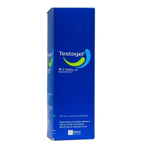 Testogel Pump - Testosterone 16.2mg/g Gel, 88g