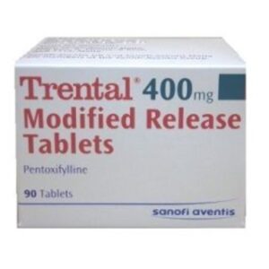 Trental 400mg Tablets - Pentoxifylline, 90 Tablets