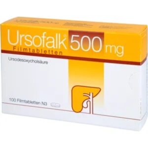 Ursofalk 500mg Tablets – Ursodeoxycholic acid 500mg, 100 Tablets
