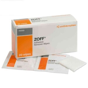Zoff Adhesive Remover Wipes, 20 Wipes