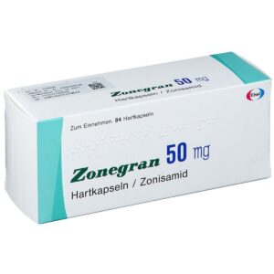 Zonegran 50mg Capsules – Zonisamide 50mg, 56 Capsules
