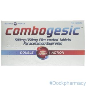 Combogesic dual action tablets 16 tablets