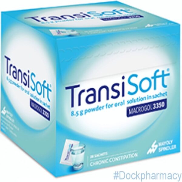 Transisoft macrogol 3350 sachets, 30 sachets