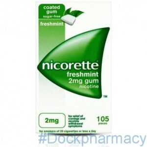 Nicorette Freshmint Gum 2mg, 105