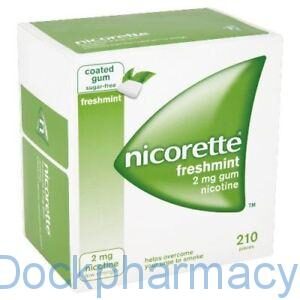 NICORETTE FRESHMINT GUM 2MG, 210