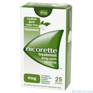 NICORETTE FRESHMINT GUM 4MG, 25S