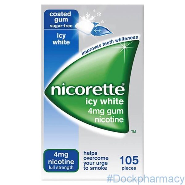 Nicorette Icy White Gum 4mg, 105