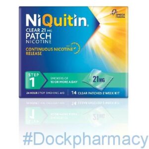 NIQUITIN CLR PATCH STEP 1 21MG, 14