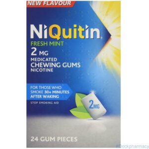 NIQUITIN GUM FRESHMINT 2MG, 24